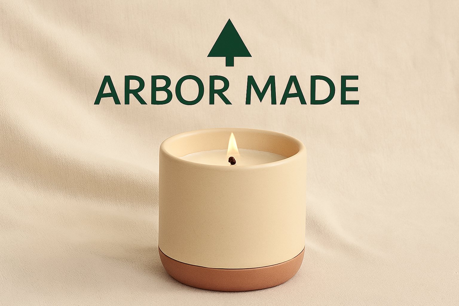Arbor Made Refillable Candles Eco Friendly Soy Wax Sustainable Home Fragrance