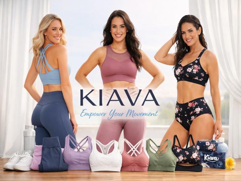 KIAVA Clothing Activewear Women’s Gym Wear Sports Bras Leggings Swimwear Athletic Apparel Built For Comfort Fit And Performance